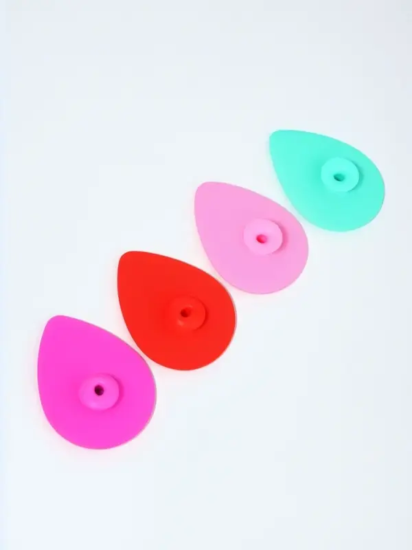 Щётка для умывания &laquo;Капля&raquo; на присоске, 9&times;7 см, МИКС