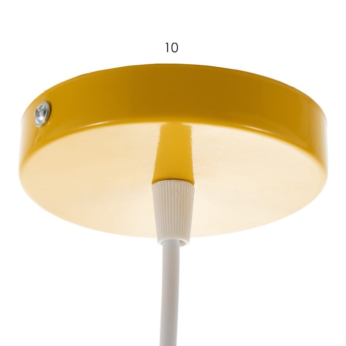 Светильник BayerLux Подвес Светильник BayerLux Подвес "Треугольник" 1x40Вт E27 желтый 16х16х18-116 см