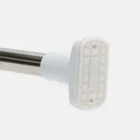 Карниз для ванной Доляна, телескопический, d=3.5 см, 90-160 см, усиленный, серый