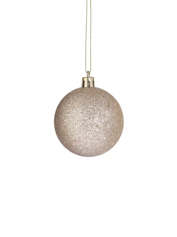 Ёлочные игрушки &laquo;Агнет&raquo;, шары новогодние, d=6 см, набор 12 шт., полосы, блеск, зелёный/золотистый