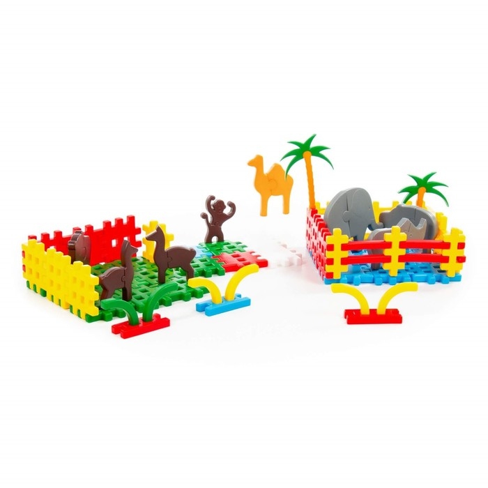 Конструктор «Зоопарк», 235 элементов Конструктор «Зоопарк», 235 элементов