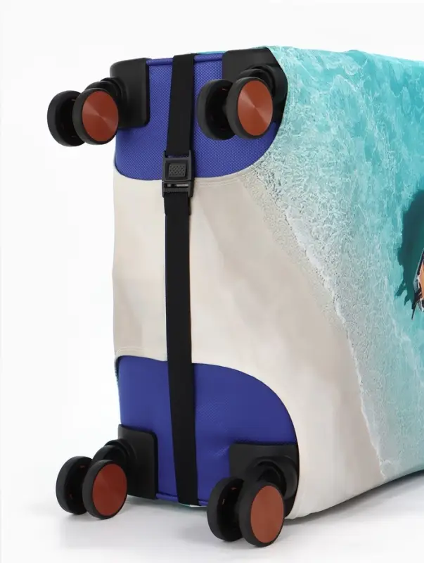 Чехол для чемодана &laquo;Море&raquo;, 24", разноцветный