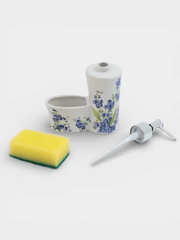 Дозатор для моющего средства с подставкой для губки Доляна &laquo;Лоза&raquo;, 250 мл