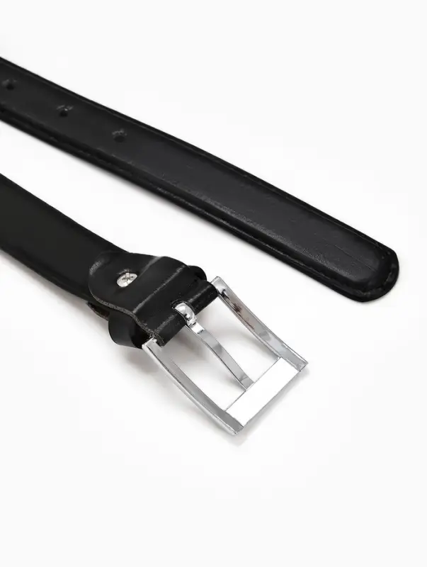 Ремень детский, ширина 2.2 см, винт, пряжка металл, чёрный