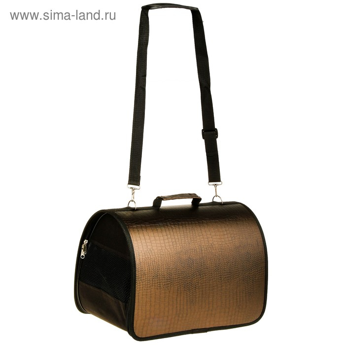 Сумка - переноска для животных, искусственная кожа, 40 х 25 х 27 см Сумка - переноска для животных, искусственная кожа, 40 х 25 х 27 см