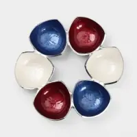 Менажница &laquo;Триколор&raquo;, 29&times;29&times;3.5 см, алюминий