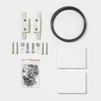 Карниз струнный, двухрядный, 3.5 м, металлический крючок