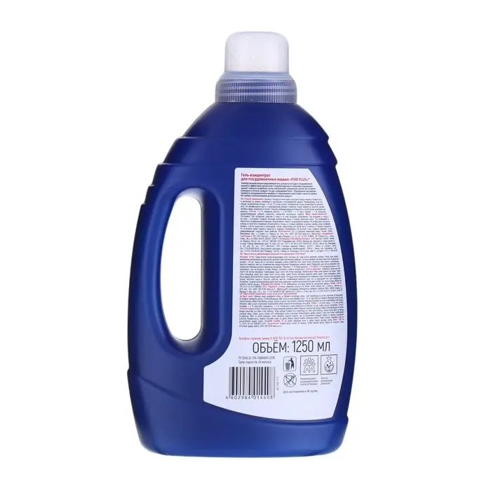 Гель для посудомоечных машин Five Plus Концентрат, 1250 мл Гель для посудомоечных машин Five Plus Концентрат, 1250 мл