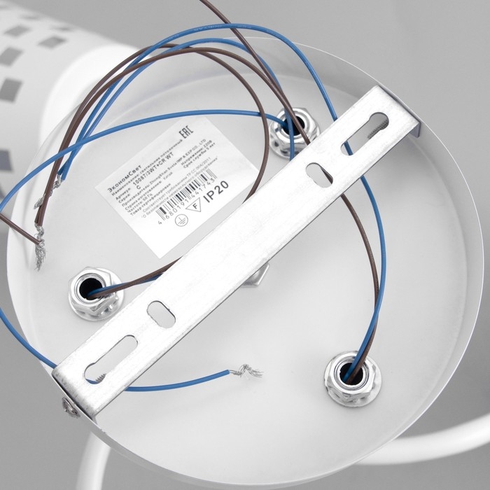 Люстра Люстра "Дана" 3х60Вт Е27 Белый 48х48х28см