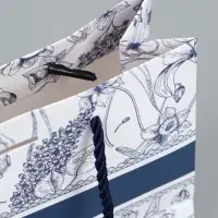 Пакет подарочный "Цветы", с бантом, 19 х 15 х 7 см