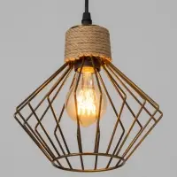 Светильник &laquo;Чертеж&raquo; 1&times;40 Вт Е27 медь 20&times;20&times;20 см