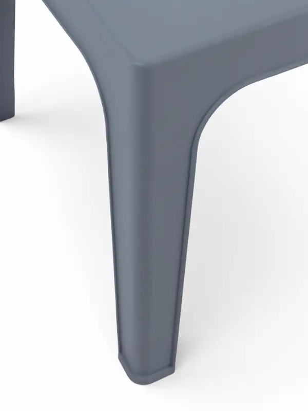 Стол садовый Decorona DeForma, 59.5&times;59.5&times;49.5 см, пластиковый, цвет дымчатый кварц