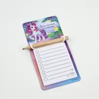 Магниты с блоком для записи и карандашом &laquo;Исполнения желаний&raquo;, набор 4 шт.