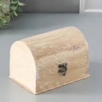 Шкатулка для росписи дерево &laquo;Сундук&raquo;, замок крючок, 18&times;12&times;12 см