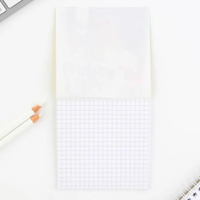 Блокнот 10х10, 16 листов в клетку &laquo;Глаза боятся&raquo;