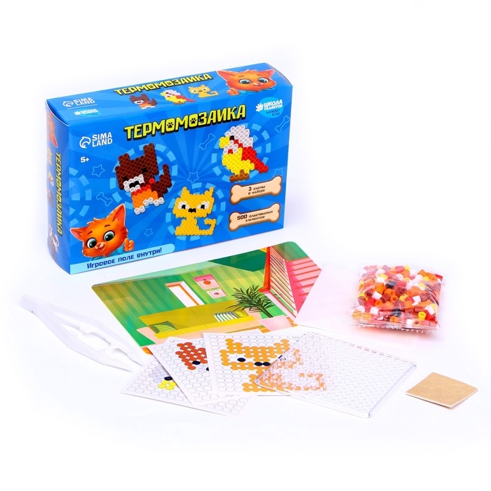 Термомозаика «Животные» с игровым полем Термомозаика «Животные» с игровым полем