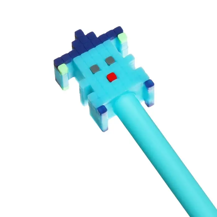 Ручка-прикол Calligrata &laquo;Робот&raquo;, чёрный стержень, гелевая, МИКС