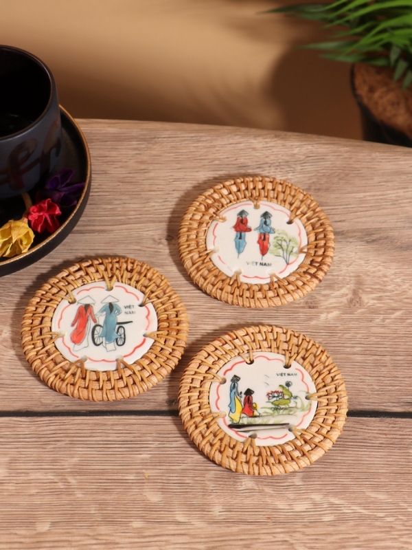 Подставка под горячее, 10 см МИКС