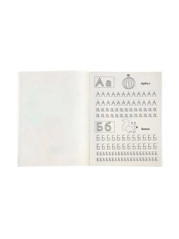 Книга-тренажер "Пишем русские буквы", Белых В.А., 2024