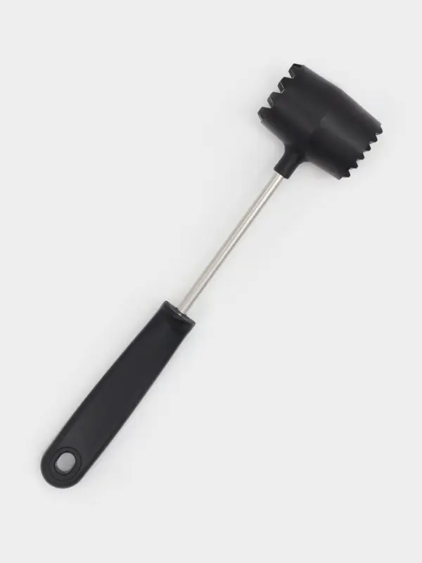 Молоток для мяса Доляна &laquo;Круг&raquo;, 25 см, чёрный