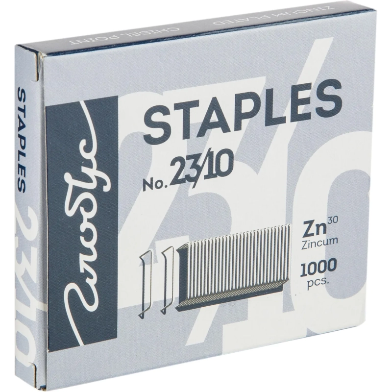 Скобы для степлера №23/10 Глобус С23/10-1000 оцинкованные 1000 шт/уп