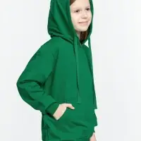 Худи детское Kirenga Kids 2.0, зеленое, 10 лет