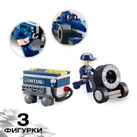 Конструктор гоночная машина Sluban &laquo;Автогонки&raquo;, 196 деталей, 6+