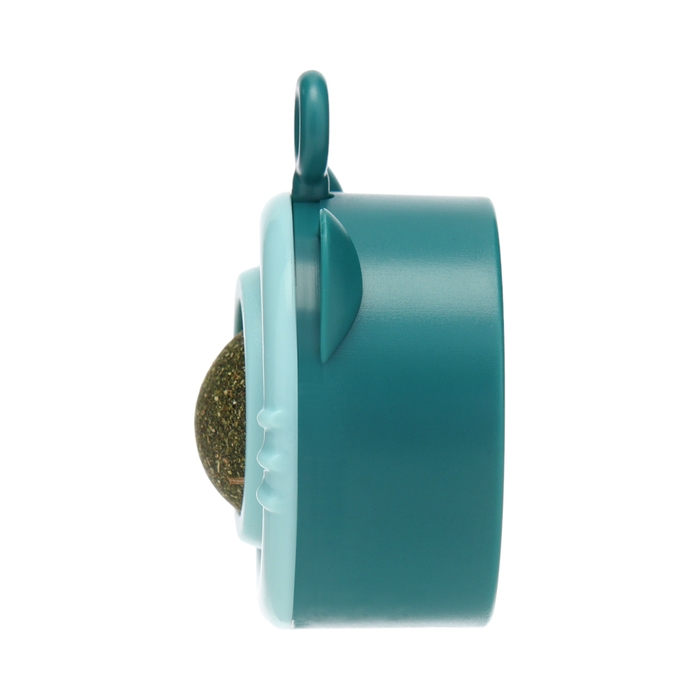 Игрушка для кошек с кошачьей мятой  Игрушка для кошек с кошачьей мятой "Вращающийся кот", 6,9 х 5,5 см, голубой