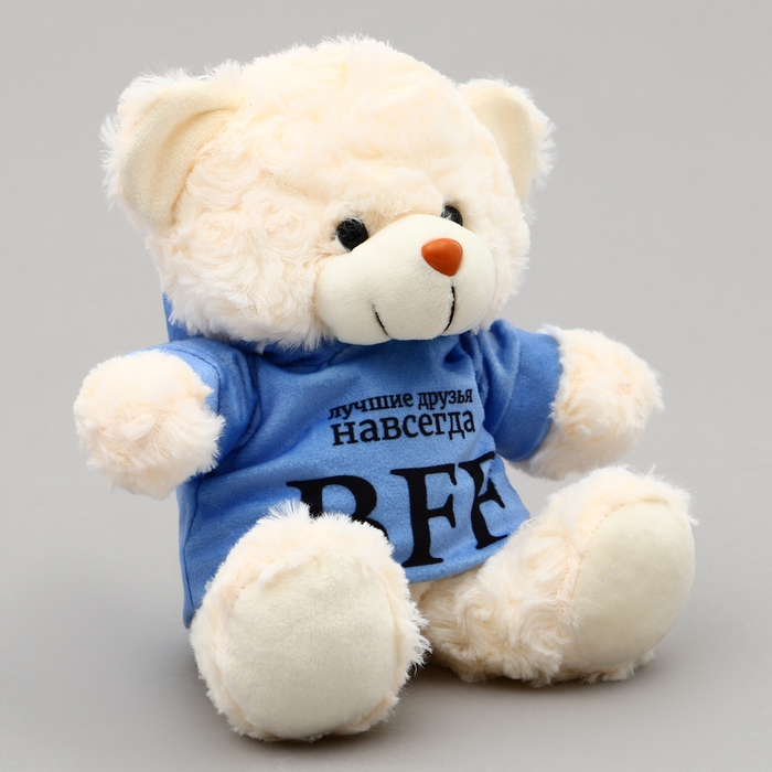 Мягкая игрушка Мишка «BFF», в кофте, 13 см Мягкая игрушка Мишка «BFF», в кофте, 13 см