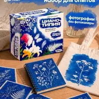 Набор для опытов ЭВРИКИ &laquo;Цианотипия&raquo;, фотографии без фотокамеры
