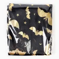 Скатерть на хеллоуин «Летучие мыши», золото, 200 х 140 Скатерть на хеллоуин «Летучие мыши», золото, 200 х 140