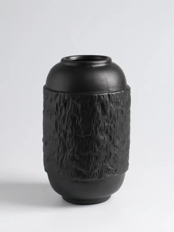 Ваза для цветов &laquo;Дульчи&raquo;, 19.5&times;11 см, керамика, чёрная