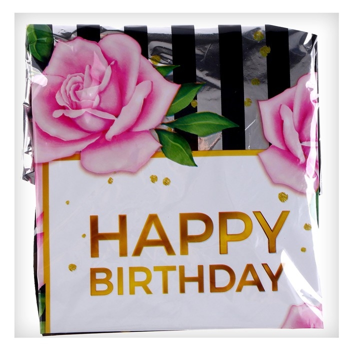 Набор воздушных шаров &laquo;С днём рождения, красотка&raquo;, латекс, фольга, 7 шт.