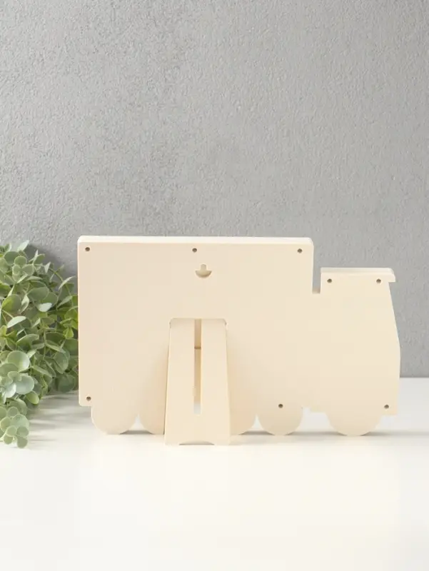 Фоторамка пластик 13х18 см "Мишутка в грузовичке" бело-бежевый 3х29,5х19,3 см