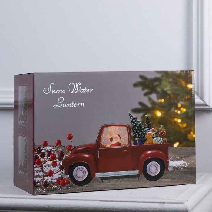 Светодиодная фигура «Машина с эльфами» 28 × 17 × 12 см, пластик, батарейки ААх3 (не в комплекте), USB, свечение тёплое белое Светодиодная фигура «Машина с эльфами» 28 × 17 × 12 см, пластик, батарейки ААх3 (не в комплекте), USB, свечение тёплое белое