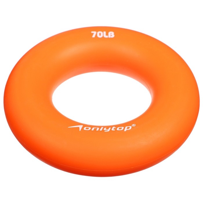 Эспандер кистевой ONLYTOP, 35 кг, цвет оранжевый Эспандер кистевой ONLYTOP, 35 кг, цвет оранжевый