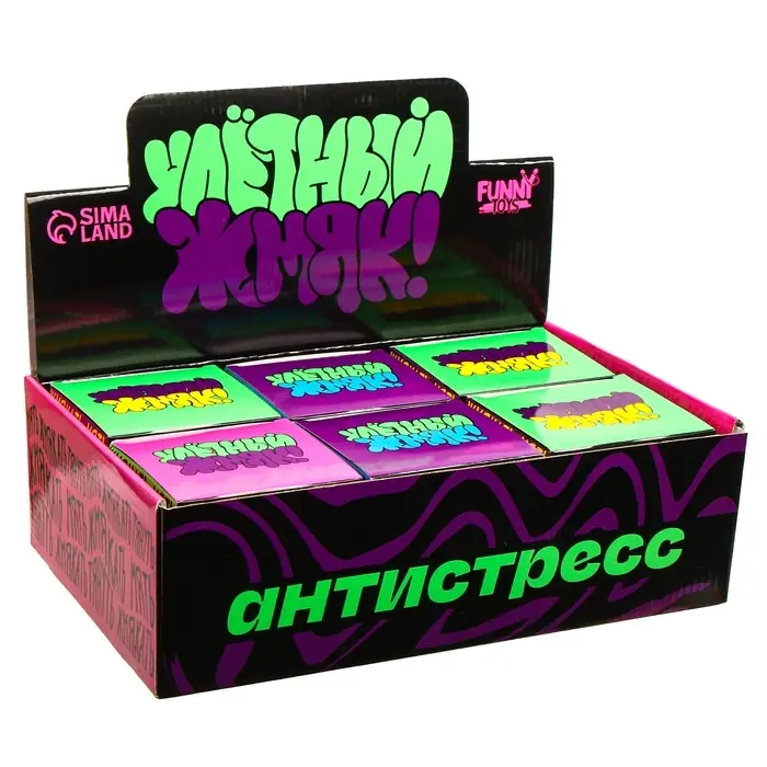 Антистресс сквиш мялка Funny toys &laquo;Улётный жмяк&raquo;, 10 см, паста