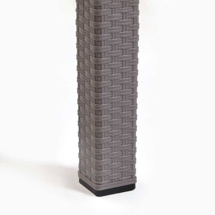 Стол садовый Стол садовый "Дербент", 90 х 90 х 74 см, серый