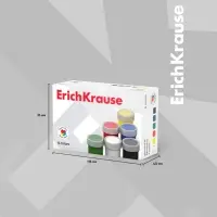 Гуашь 6 цветов &times; 17 мл ErichKrause, в картонной упаковке