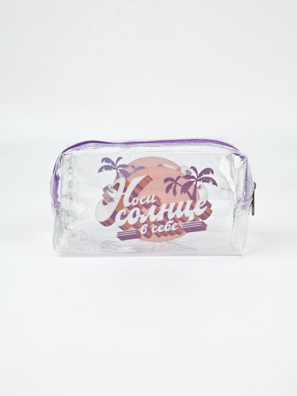 Пенал - косметичка «Sun beauty», 14 х 8 см, ПВХ Пенал - косметичка «Sun beauty», 14 х 8 см, ПВХ