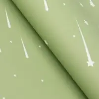 Пленка для цветов, "Звездопад", нежно-зелёная, 57х57 см