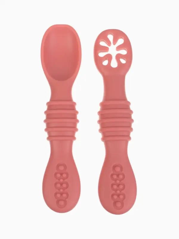 Ложки для прикорма, силикон, розовая, набор 2 шт., M&B