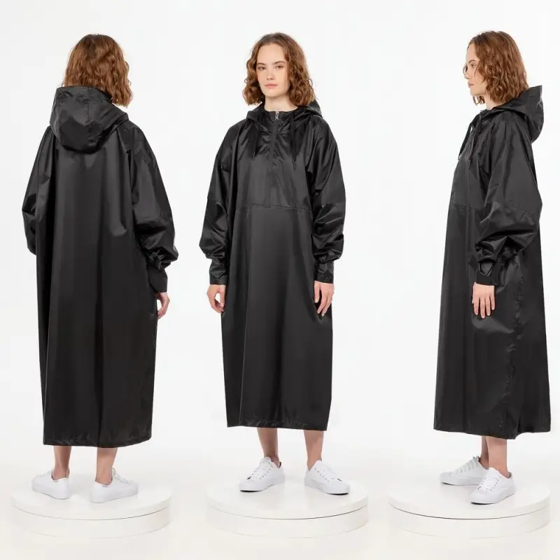 Дождевик-анорак R1, черный, размер XS/S Дождевик-анорак R1, черный, размер XS/S