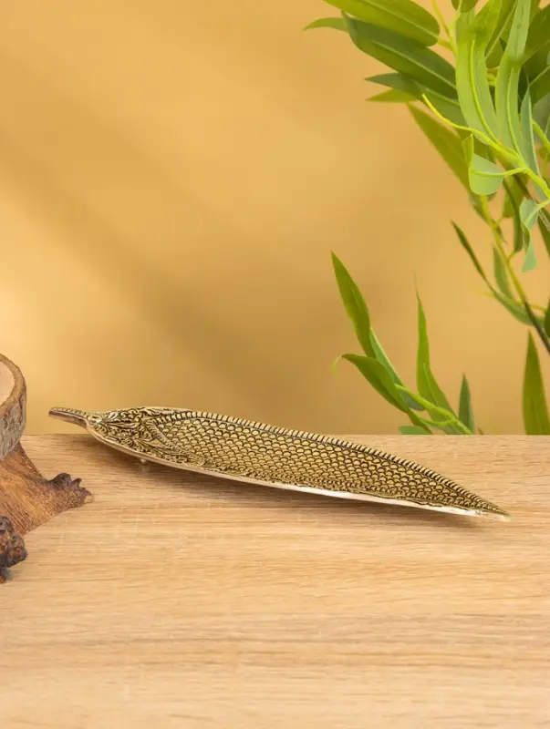 Подставка под благовония  Подставка под благовония "Лодочка" алюминий 23,5х6 см