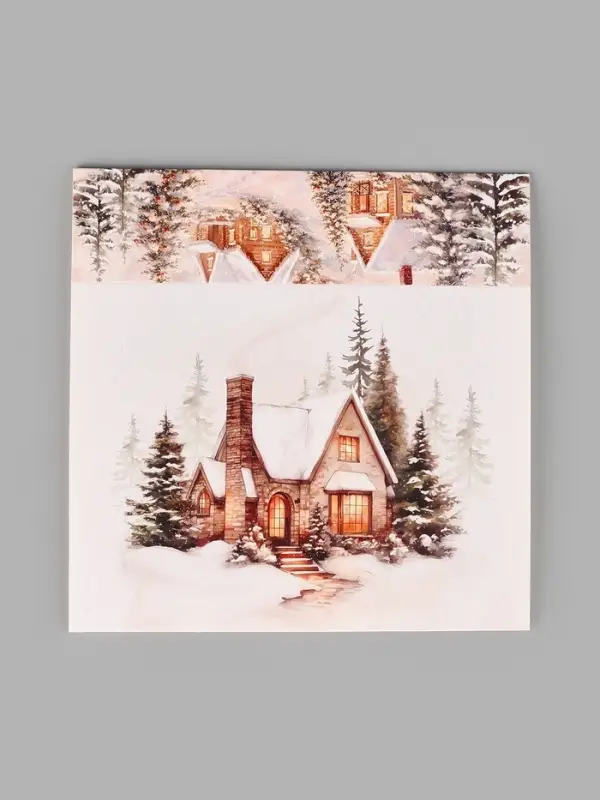 Коробка для сладостей &laquo;Новогодний венок&raquo;, 20&times;15&times;5 см