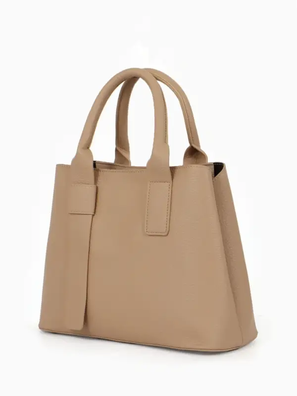 Сумка женская тоут TEXTURA на молнии, 32&times;12&times;24 см, бежевая