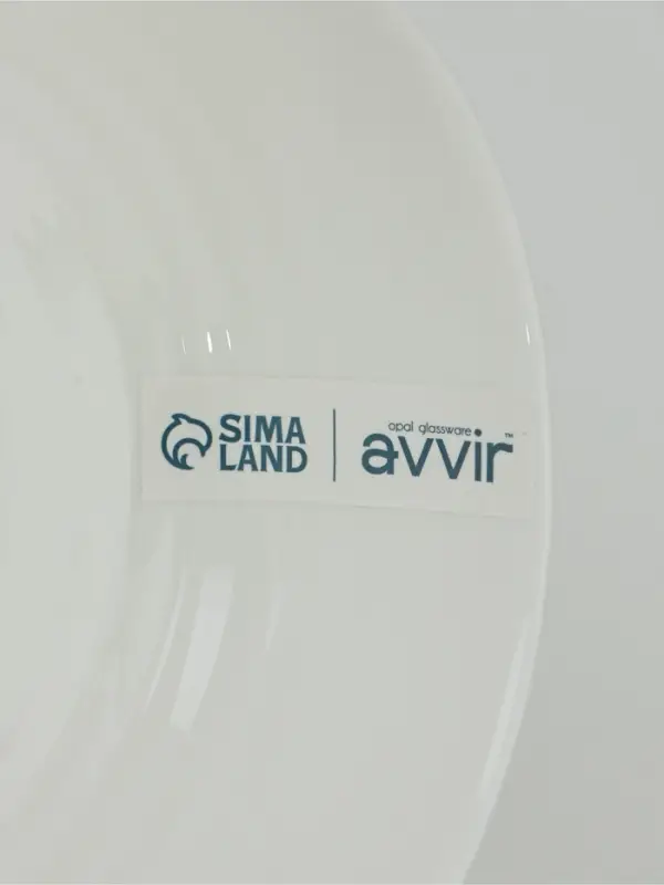 Салатник Avvir Carve, 430 мл, d=14 см, стеклокерамика, белый