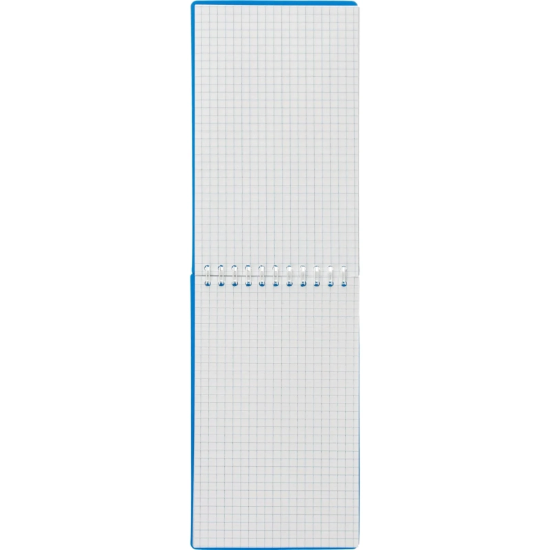 Блокнот на спирали А6+ 80л  Attache клетка, обложка Plastic