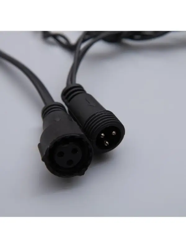 Гирлянда &laquo;Бахрома&raquo; 3&times;0.9 м, IP44, УМС, тёмная нить, 232 LED, свечение мульти, 220 В