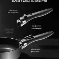 Набор сковород EasyKeep-4DSS с антипригарным покрытием